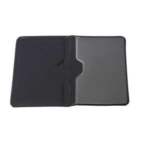 Business Card License Credit Card ID Mini Thin Black Wallet Holder NWOT